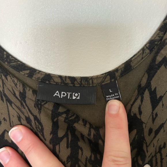 Green Thin Long Sleeve Dress - Picture 7 of 8